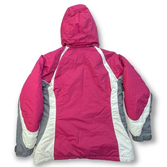 Columbia Women’s Winter Snow Jacket Fascia Pink Hooded Medium - Picture 7 of 13